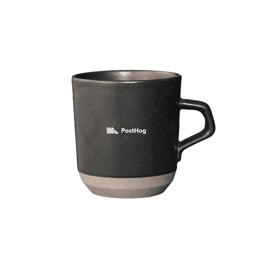 PostHog mug